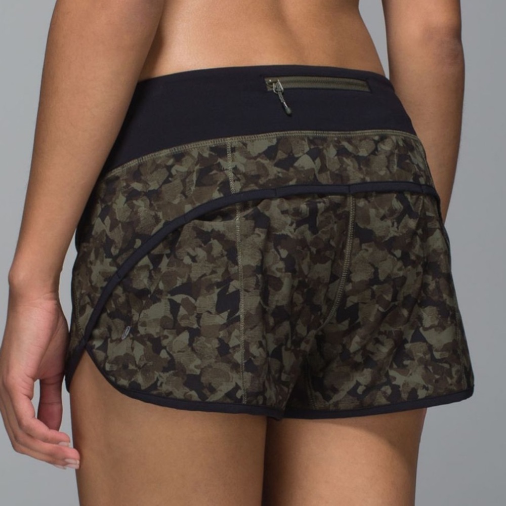Lululemon Camouflage Speed Short